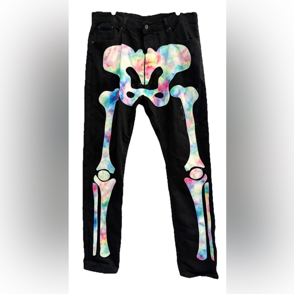 MNML Skeleton Jeans Denim Waist 38 Men